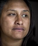 Oriwa Kemp is about to give birth to her fifth child, and hopes to keep custody. Photo / Michael Craig 