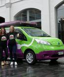Two French tourists will trial using an electric Jucy campervan. Photo / Supplied