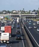Drivers called police after seeing the man swerving across lanes on the Northern Motorway. Photo/Chris Loufte