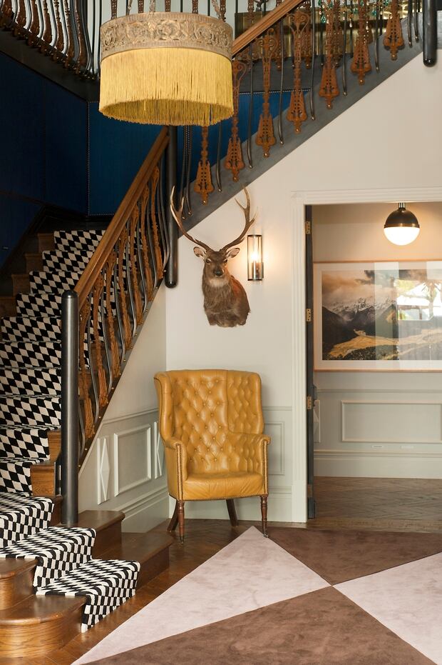 Inside the Ross house in Herne Bay. 