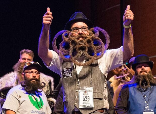 Jason Kiley took out the title for Best in Show at the 2017 World Beard and Mustache Championships. Photo / Getty Images