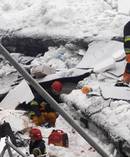 Polish firefighters searched for bodies between the ruins of the collapsed building in Katowice. Photo / AP