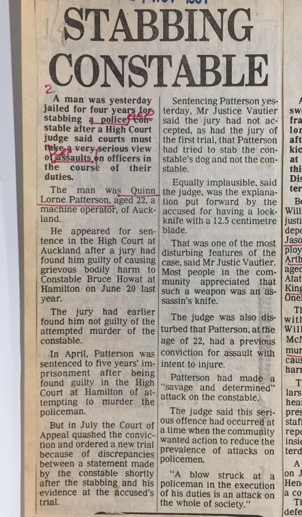 A Herald newspaper report of the court case.