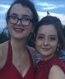 Jasmine Beever, left, tragically died from a stomach infection. Photo / Just Giving