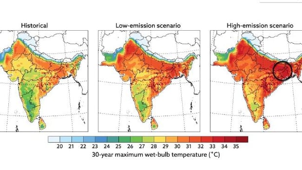 Under a high emission scenario, India could experience heatwaves that cause death within hours by the latter part of this century. Photo / MIT
