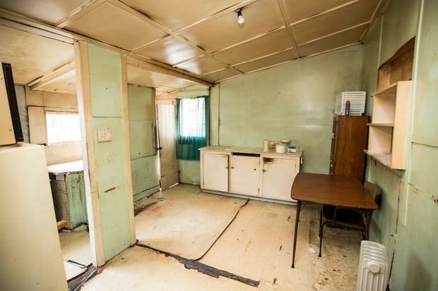 A look inside the rickety old Ponsonby house. Photo: NZH/Michael Craig