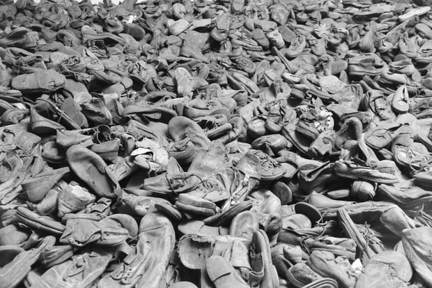 Shoes of the people deported in Auschwitz concentration camp. Photo / File / 123RF