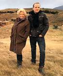 Caroline Quentin and Piers Taylor at Wanaka.