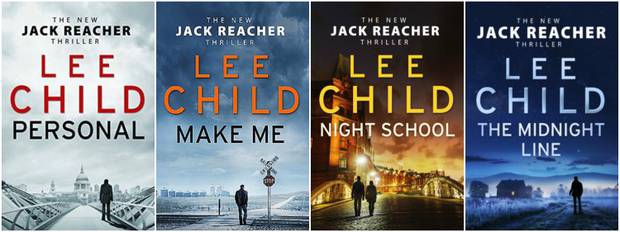 Lee Child's Jack Reacher books have sold an estimated 100 million copies. 