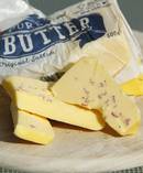 Mystery solved: The red flecks a Whangarei woman found in her butter, above, are from the knife she used to cut it.
