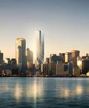 Construction of The Pacifica apartment/hotel tower has begun in Auckland's CBD.