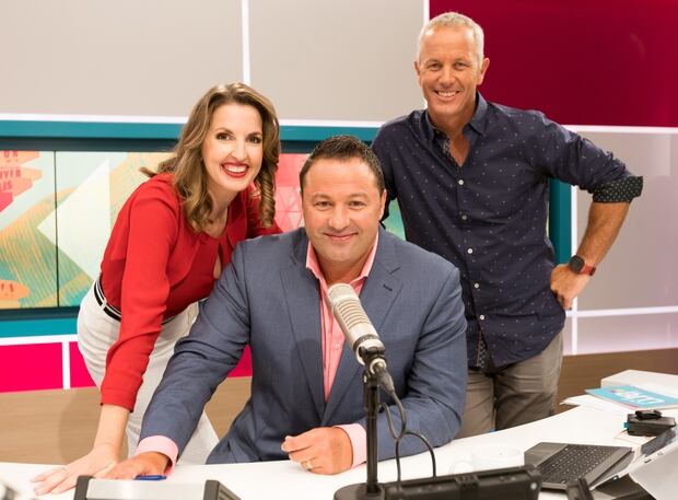 The AM Show, presented by Duncan Garner, Amanda Gillies and Mark Richardson.