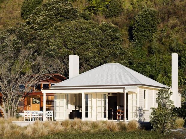 One of two Motukawaiti Island residences.