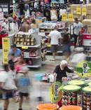 Inside a The Warehouse store in Rotorua. Photo / Stephen Parker