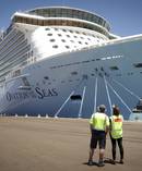 The 347m long Ovation of the Seas is due to arrive in Auckland tomorrow. Picture / NZME