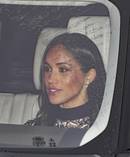 Meghan Markle arrives with Britain's Prince Harry for the Queen's Christmas lunch at Buckingham Palace, London. Photo / AP