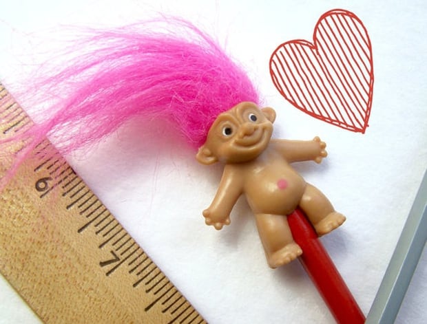 Troll pencil topper. Photo / Pinterest