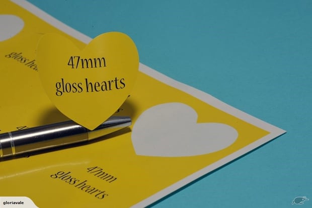 Precut 47mm heart shapes. Photo / Trade Me