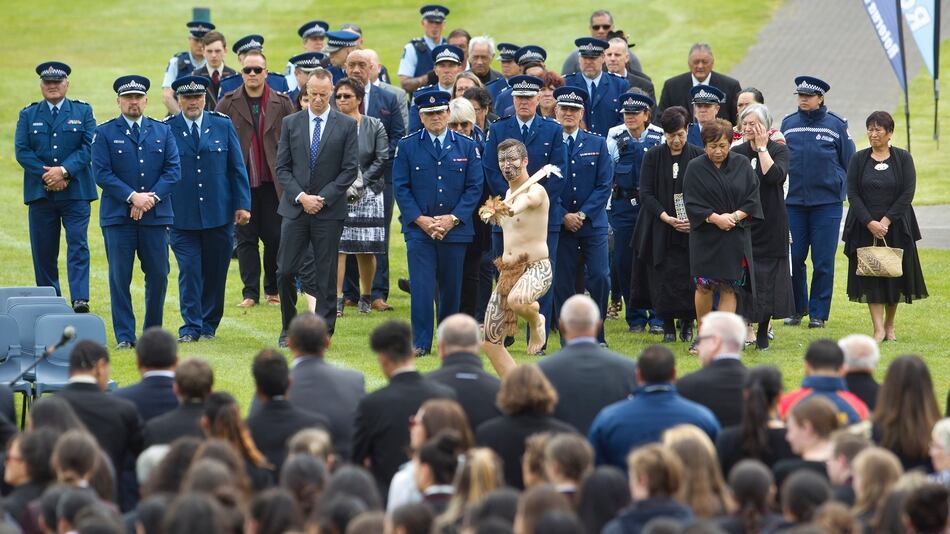 Launch for a new school police studies course at Rotorua Boys' High School. Photo/Ben Fraser
