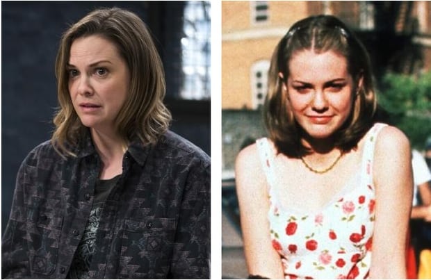 Oleynik guest-starred on Law & Order: SVU in 2016 (left) and in 10 Things I Hate About You, 1998 (right). Photo / Getty Images