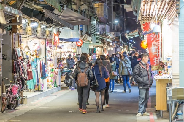 The Shida night market in Taipei City. Photo / 123RF