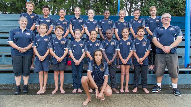 Swim Rotorua's juniors were dominant at the AquaKnights Junior Festival in Rotorua. Photo / Supplied