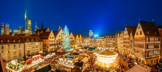 A Christmas market in Frankfurt. Photo / 123RF