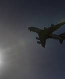 An A380 airliner on approach to Auckland International Airport. Picture / Brett Phibbs.