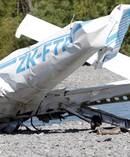 CAA investigators at the scene of a fatal light aircraft crash on the Ngaruroro River, in March, 2014. Photo / File