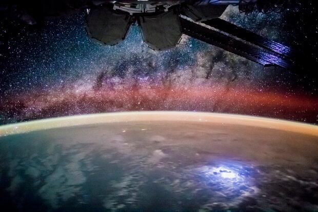 Astronaut view of the Milky Way from the International Space Station. Photo / Nasa