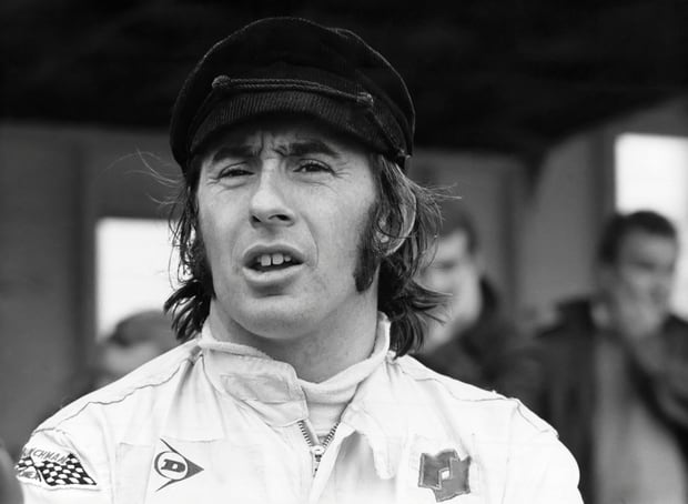 Sir Jackie Stewart during his competition days. Photo / Getty Images