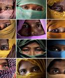 Portraits of some of the Rohingya Muslim women taken during an interview with The Associated Press in November 2017 in Kutupalong and Gundum refugee camp in Bangladesh. Photo / AP
