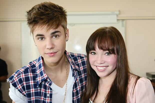 Justin Bieber came for a Christmas visit. Photo / Michelle Carlson
