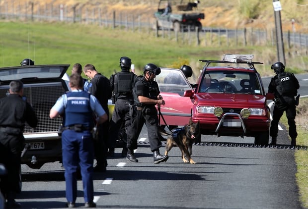 Emergency services at the scene. Photo / Northern Advocate