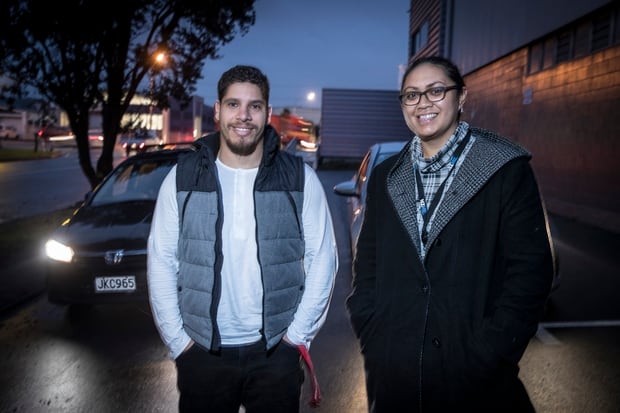 The Waterview Tunnel put to the test: West Auckland man Mauricio Moreira and Herald reporter Vaimoana Tapaleao took two different routes to Onehunga to see which was quicker. Photo / Michael Craig