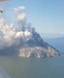 The once dormant Kadovar volcano awakens in its first eruption in known history. Photo / Facebook