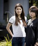 Anna Masumoto (left) and Utako Neda have come to New Zealand on working holiday visas. Photo / Dean Purcell