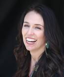 Jacinda Ardern pictured on October 14 at Auckland's Diwali Festival, the day after she found out she was pregnant. Photo / File