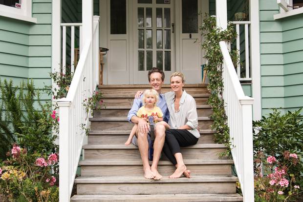 Kiwi saxophonist Nathan Haines, pictured with wife Jaimie and son Zoot, has had major surgery to remove part of his voicebox after a throat cancer diagnosis. Photo / Sherry Roberts