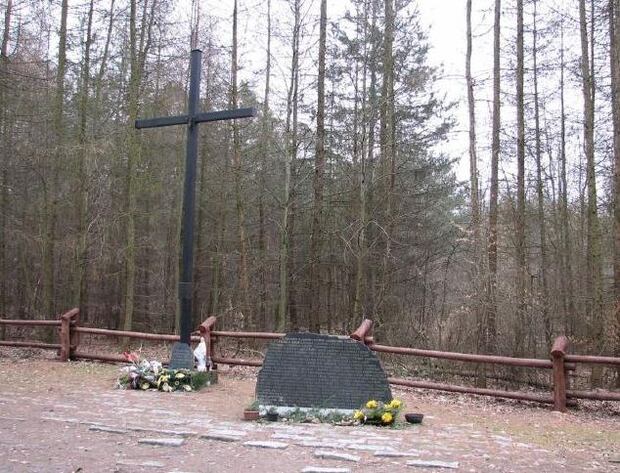 A memorial for victims of LOT Polish Airlines flight 5055 in the Kabaty Woods outside Warsaw. Photo / Supplied