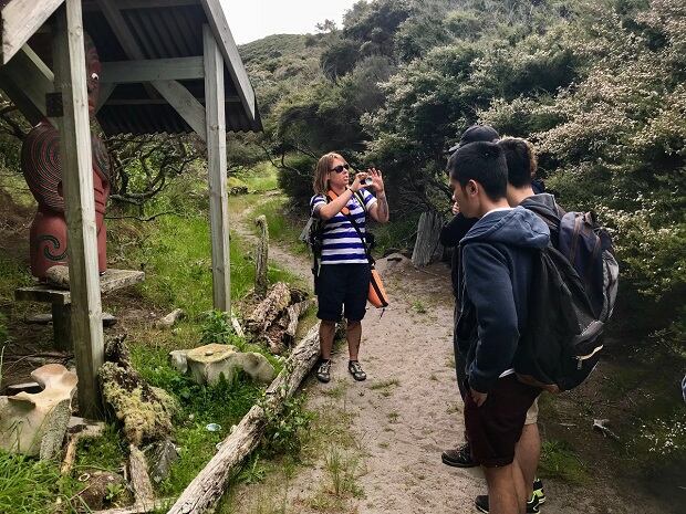 Rachel Turner at work. 