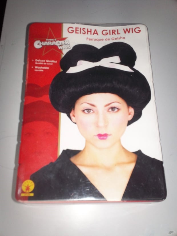 Geisha wig. Photo / Trade Me 