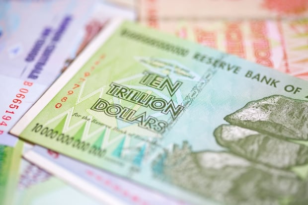 Hyperinflation led to the collapse of the Zimbabwe dollar. Photo / 123rf