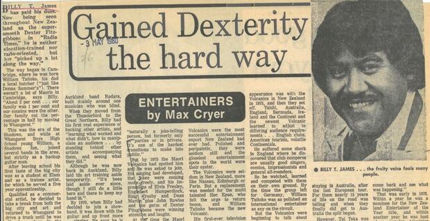 Early coverage of Billy T James in the Herald. Source: Herald archives