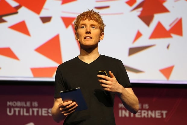 Stripe co-founder and CEO Patrick, John's brother. Photo / Getty
