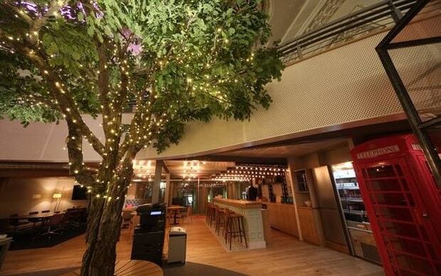 There's also a tree that lights up when a new person joins the company. Photo / Itison
