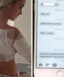 The text message that confirmed Collins knew about the acid. Photos / Isobella Fraser, Supplied