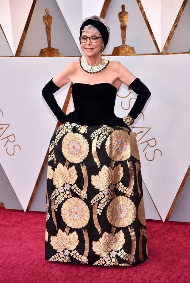 Rita Moreno at the 90th Academy Awards. Photo / Getty Images 