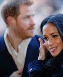 Meghan Markle arrives with Britain's Prince Harry at the Nottingham Contemporary. Photo / AP