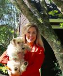 Alice McKinley, director of Kin Marketing, with her dog Ginny. Photo / Supplied